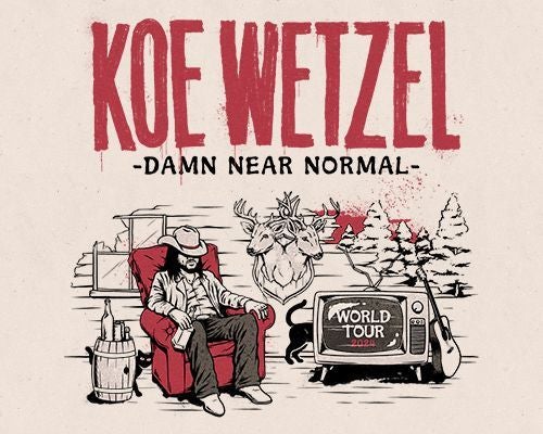 More Info for Koe Wetzel Damn Near Normal Tour