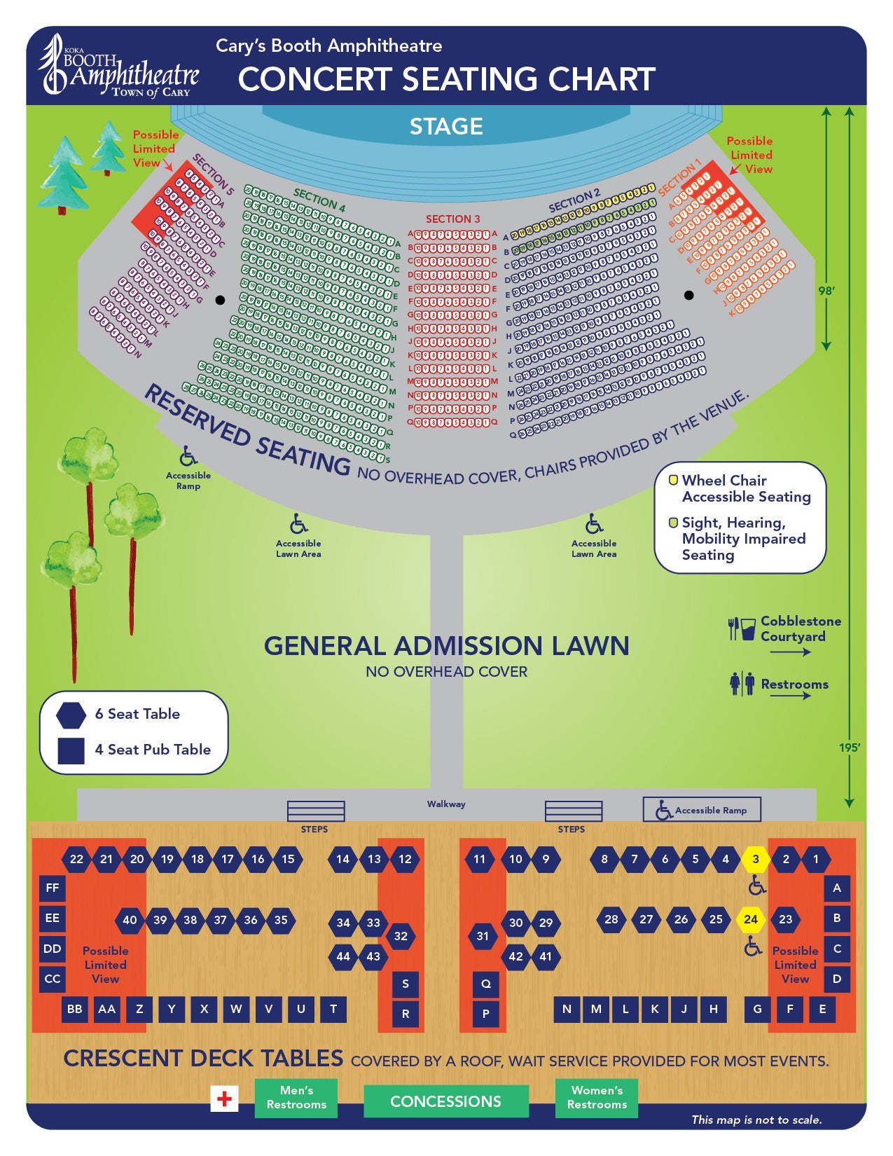 Classic Amphitheatre Seating Chart